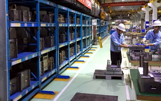 双立柱全开式模具架 授权图